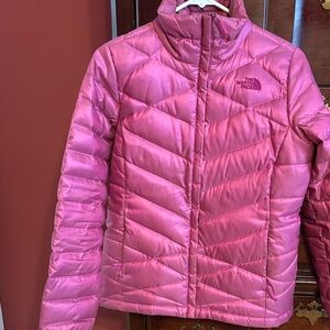 The North Face Fuschia  Puffer Jacket